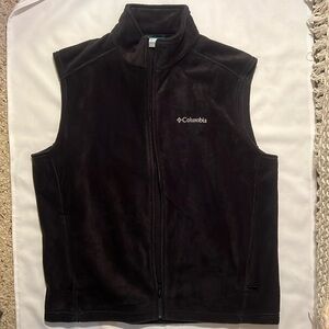 Columbia Men’s Large Black Fleece Vest NWOT